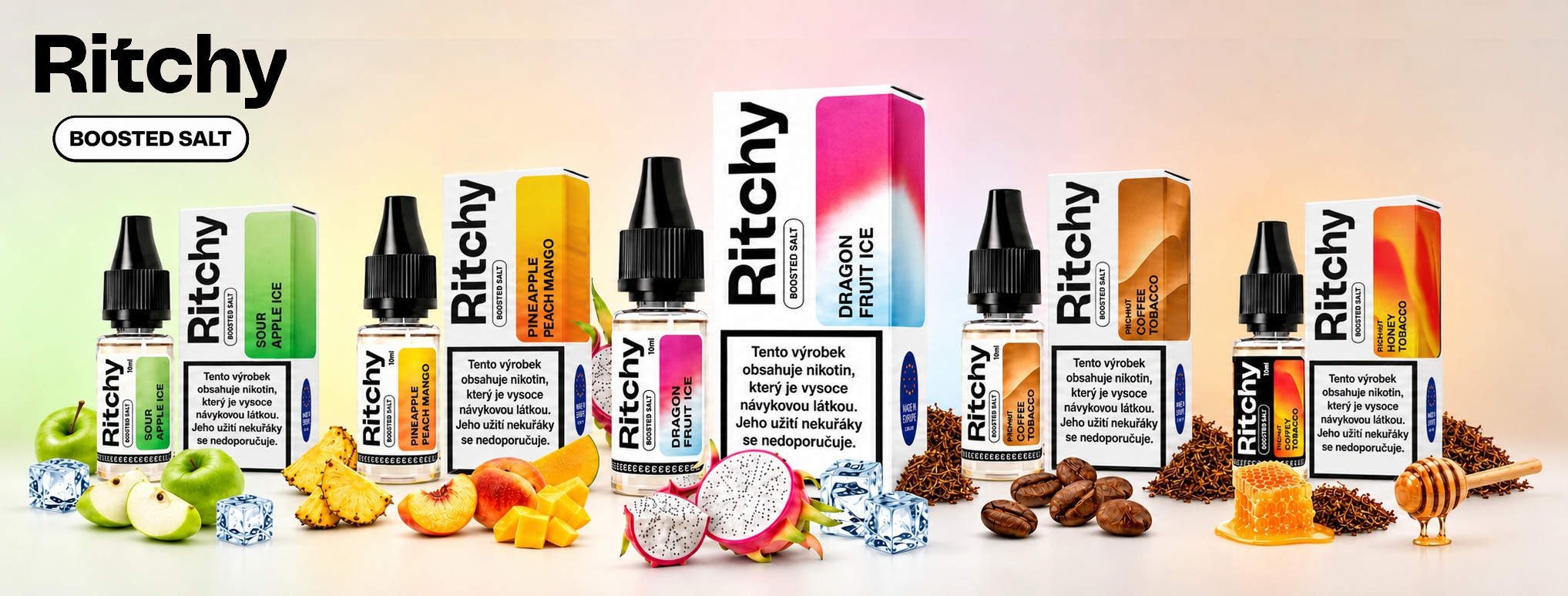 Ritchy Boosted Salt e-liquidy